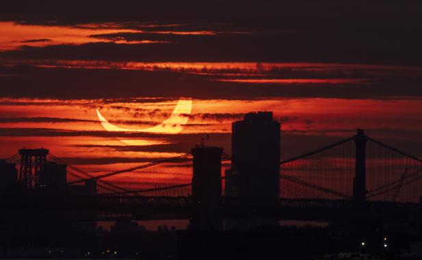 Partial Solar Eclipse in New York
