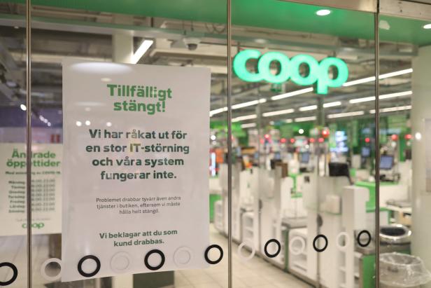 SWEDEN-FOOD-RETAIL-HACKING