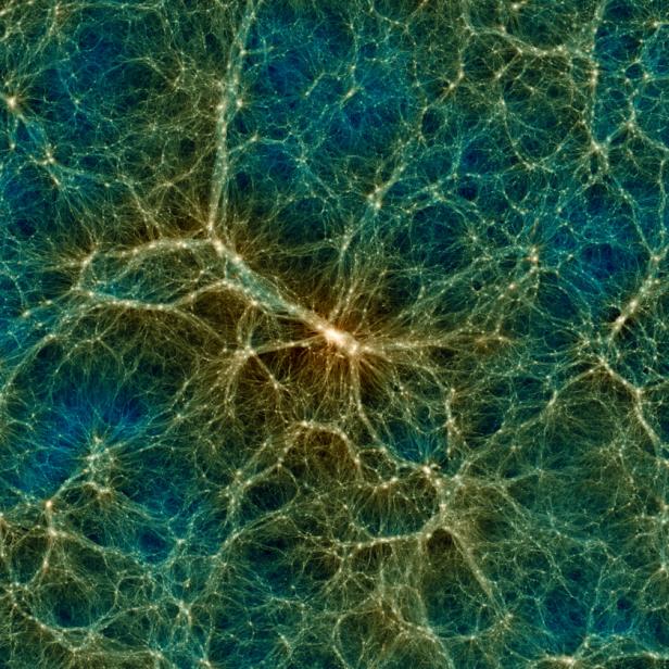 Blick in Galaxiencluster des Universums