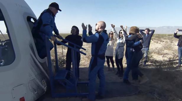 Shatner trip to space with Blue Origin