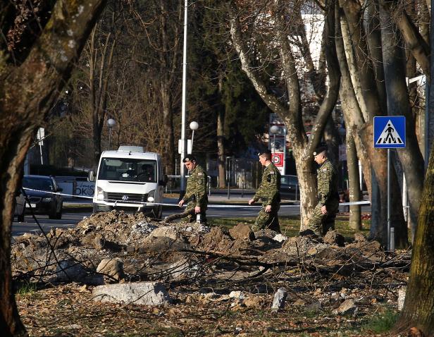 Unidentified military drone crashes in Zagreb