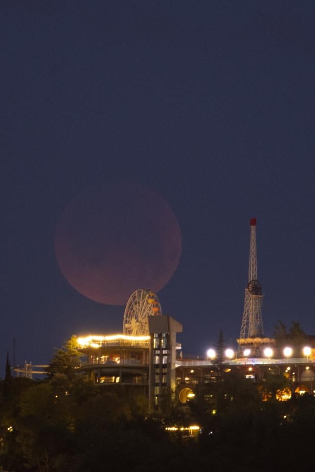 Lunar eclipse from Spain