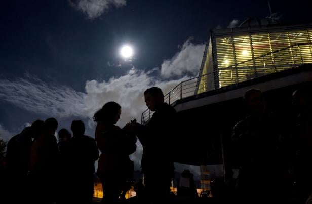 COLOMBIA-ASTRONOMY-MOON-ECLIPSE