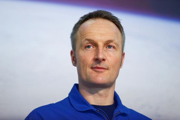 Astronaut Matthias Maurer attends news conference after ISS stay, in Cologne