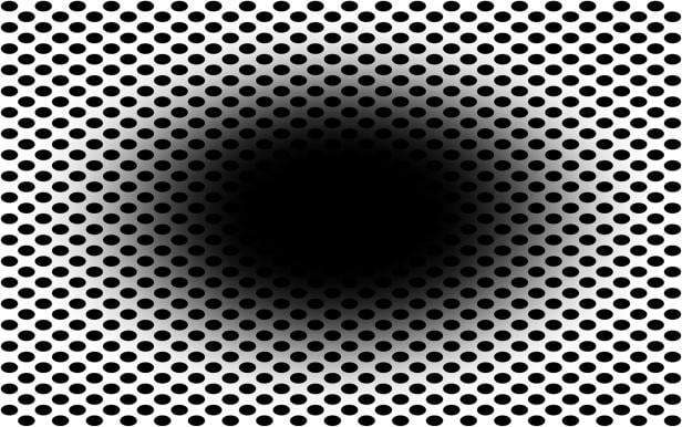 Die Illusion des Schwarzen Lochs funktionierte bei 86 Prozent der Testpersonen.