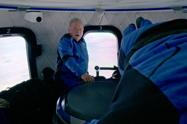 Star Trek actor William Shatner experiences weightlessness on Blue Origin's NS-18 suborbital flight mission