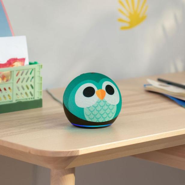 Den Amazon Echo Dot für Kinder gibt es auch als Eule.