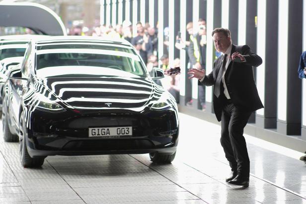 Opening day of Tesla Factory in Gruenheide