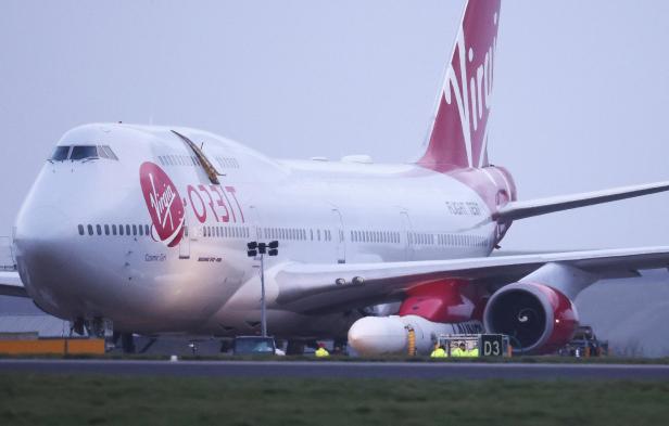 First ever UK launch of Virgin Orbit's LauncherOne rocket in Newquay