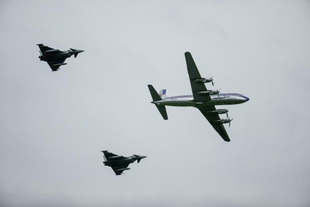 FLUGSHOW AIRPOWER 2019 IN ZELTWEG: EUROFIGHTER / DOUGLAS DC6B