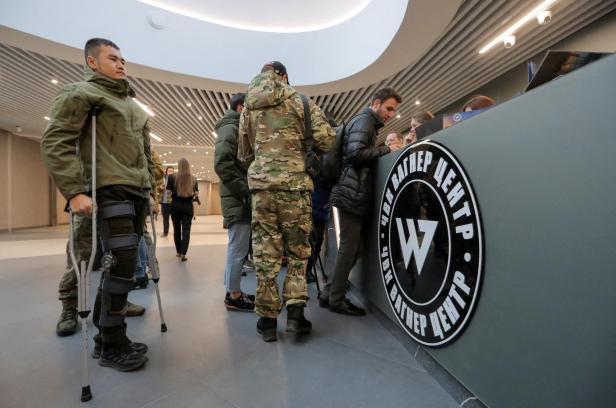 FILE PHOTO: Wagner private military group centre opens in St Petersburg