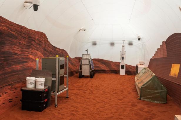 Im Mars Habitat der NASA üben Menschen das Leben auf dem Mars