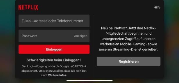 If you don't have the Netflix app installed, you'll need to register before playing.