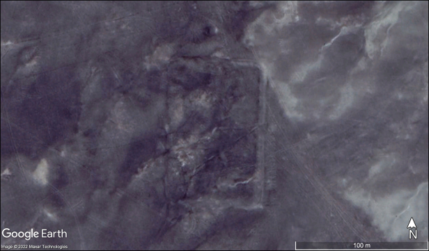 Das Lager auf Google Earth.