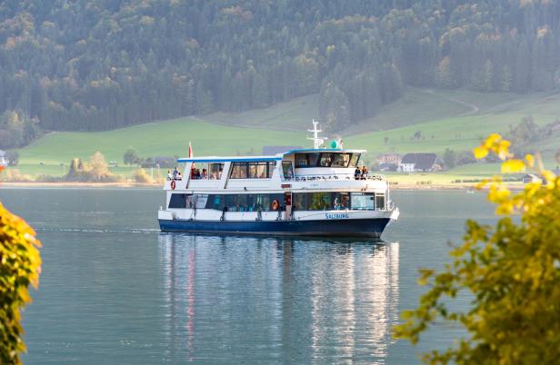 Die MS Salzburg am Wolfgangsee diente als Muster für eine theoretische Antriebsumrüstung