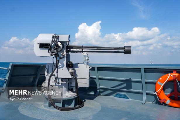 Asefeh 23mm-Gatling an Bord der Abu-Mahdi-Klasse