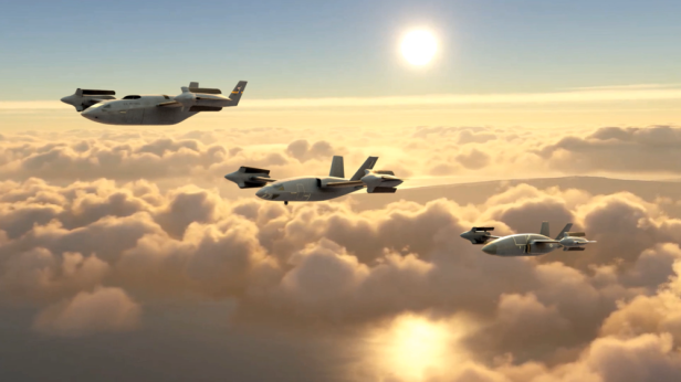 Bells Konzept für SPRINT in 3 Größten Computergenerierte Bilder der DARPA Sprint Flugzeuge