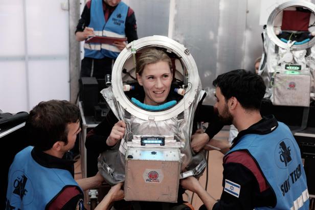 Mission commander Annika Melis is looking forward to spending her time in the Mars simulator.