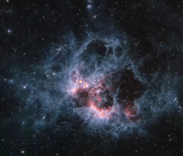 The second image of NGC 604 released by NASA. 