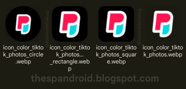 Im Quellcode der App fand TheSpAndroid auch die entsprechenden Icons für die neue App. Sie erinnern vom Farbschema her an TikTok.