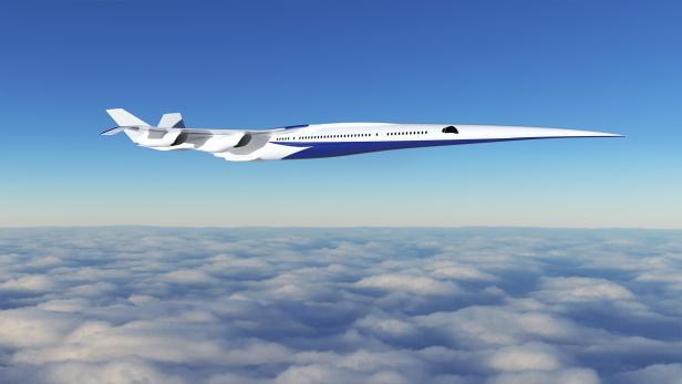 Der "Supersonic Jet" von Exosonic soll Platz für 71 Passagiere bieten.