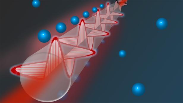Glasfaser und Lichtwellen zum Zählen von Atomen