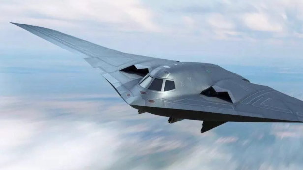 Ein künstlerisches Konzept des chinesischen H-20-Bombers.