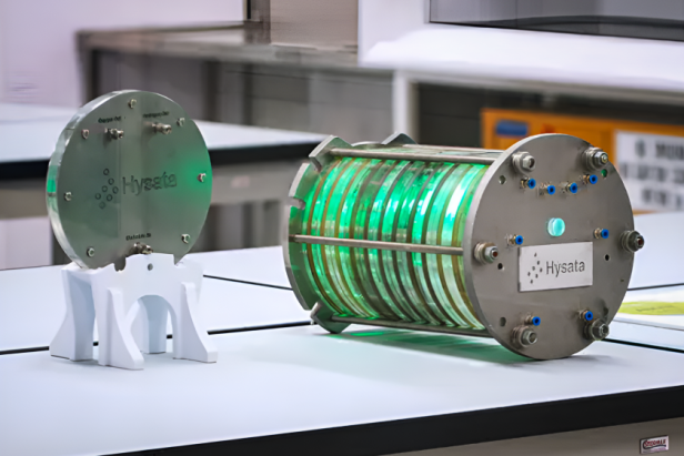 Eine Elektrolyse-Zelle von Hysata.