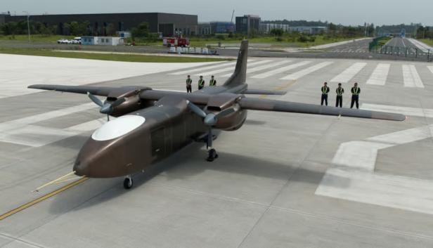 Das neue Frachtflugzeug soll die chinesische Wirtschaft ankurbeln.