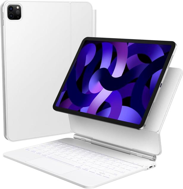 TECURS iPad Air Hülle mit Tastatur