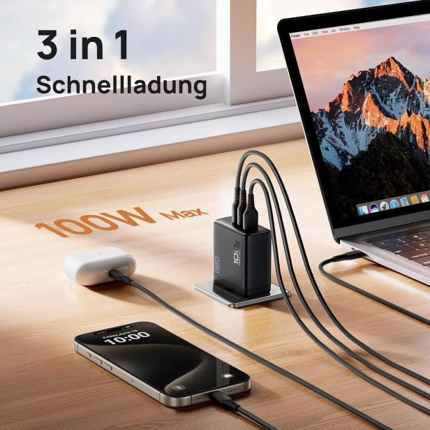 INIU 100W USB C Schnellladegerät