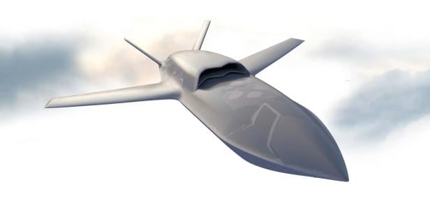 Konzept der CCA Phase-1-Drohne Fury von General Atomics