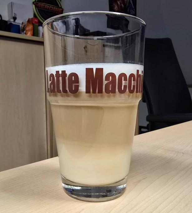 Seperation der Schichten beim Latte Macchiato