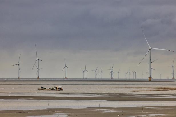 Wind turbines manufacturers in Rudong, China