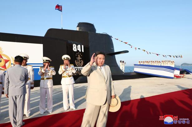 North Korea launches 'tactical nuclear-armed submarine'