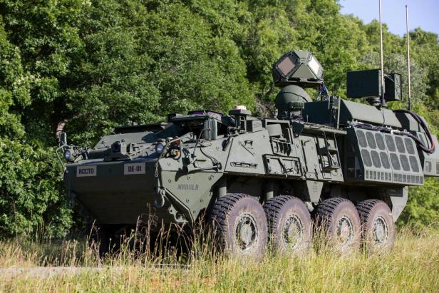 DE M-Shorad Stryker