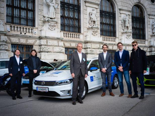 Der Demonstrations-Pkw des Automobilunternehmens AVL.