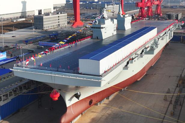 China launches amphibious assault ship