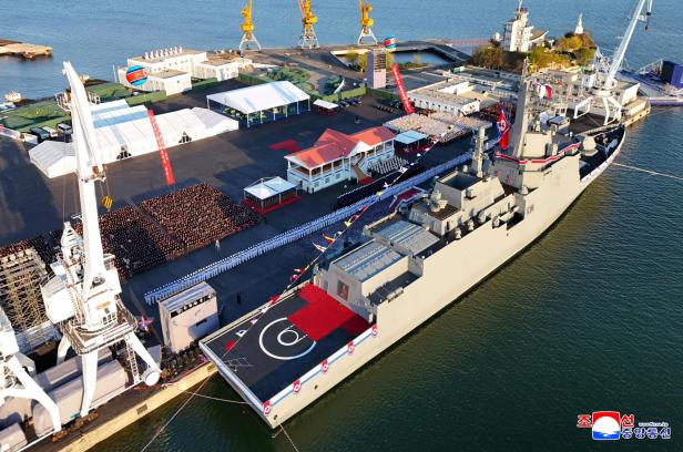 Choi Hyon North Korea's Kim attends ceremony for launching new 5,000-tonne warship