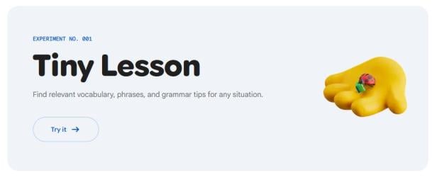 Tiny Lessons von Google Tiny Lessons von Google