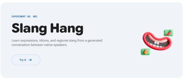 Slang Hang von Google Slang Hang von Google