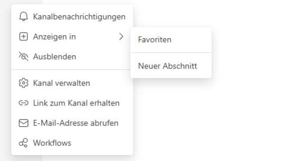 Wie man Teams als Favoriten speichert Wie man Teams als Favoriten speichert