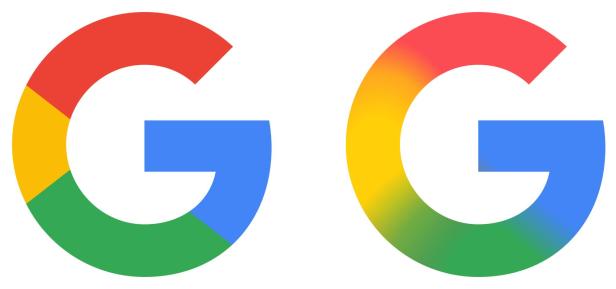 Das alte und neue Logo der Google-App Das alte und neue Logo der Google-App
