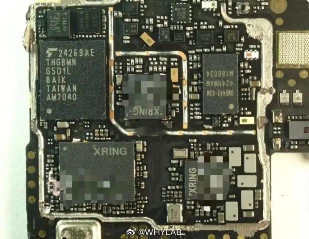 Geleaktes Bild: Es soll den XRING-01-SoC zeigen.