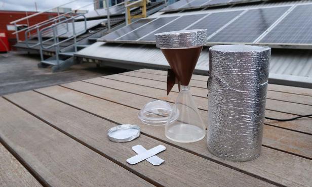 Die Solartechnik, die Wasser erntet Die Solartechnik, die Wasser erntet