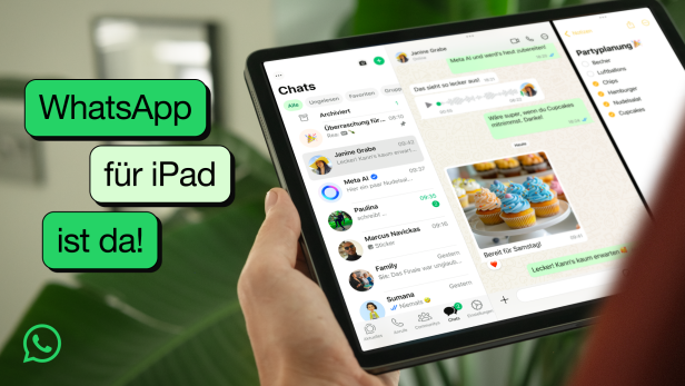 Mit einem größeren Bildschirm hat man mehr Überblick über seine Chats. Mit einem größeren Bildschirm hat man mehr Überblick über seine Chats.