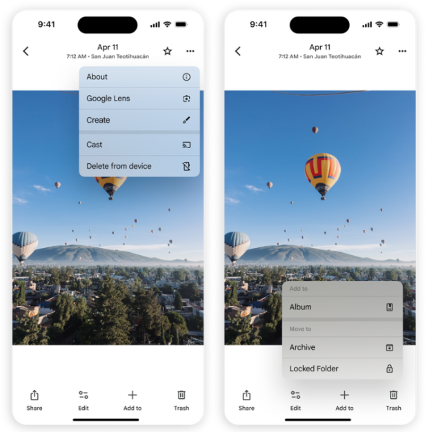 Die neue Google Photos App.