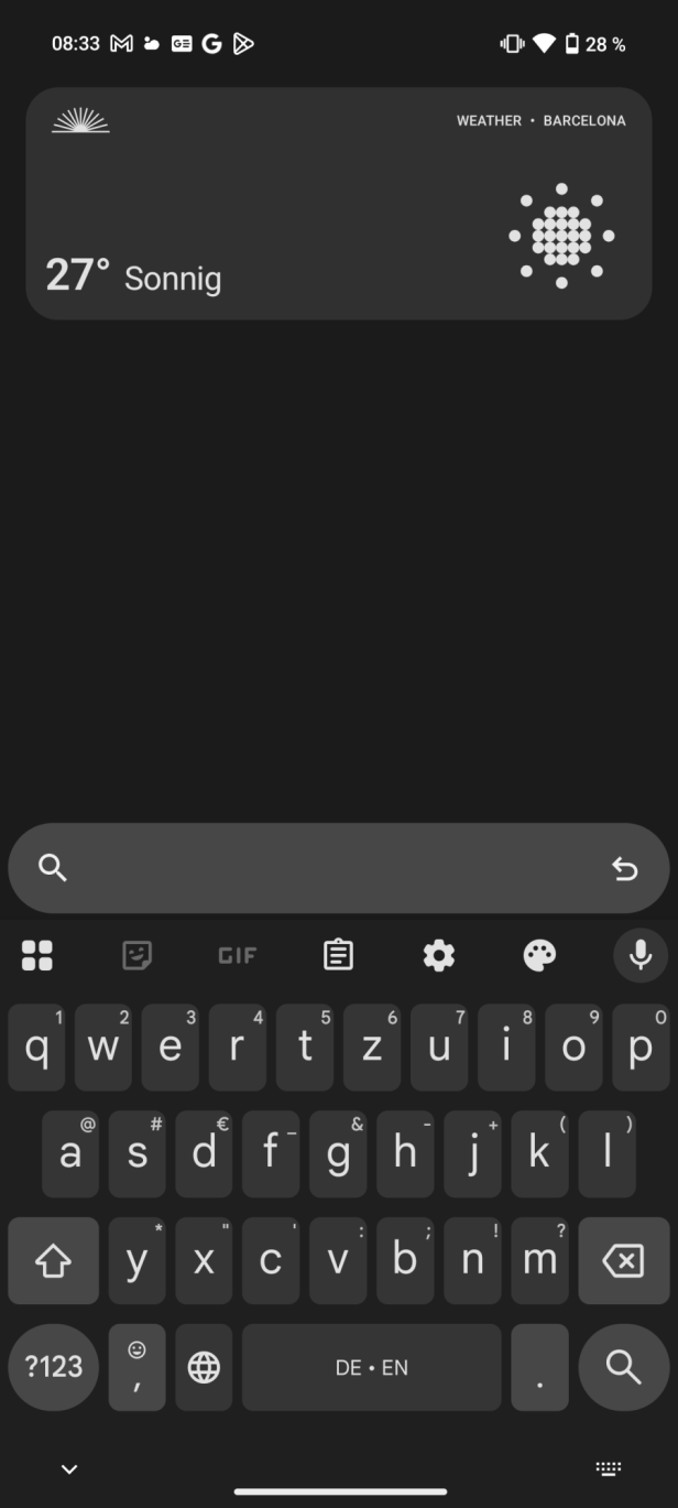 Wetter in Barcelona.