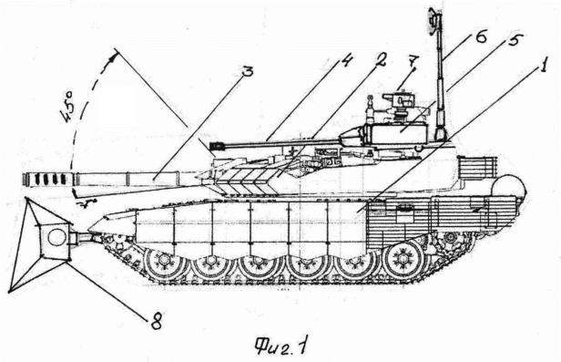 Skizze aus dem Patent für den russischen Sturmpanzer Skizze aus dem Patent für den russischen Sturmpanzer