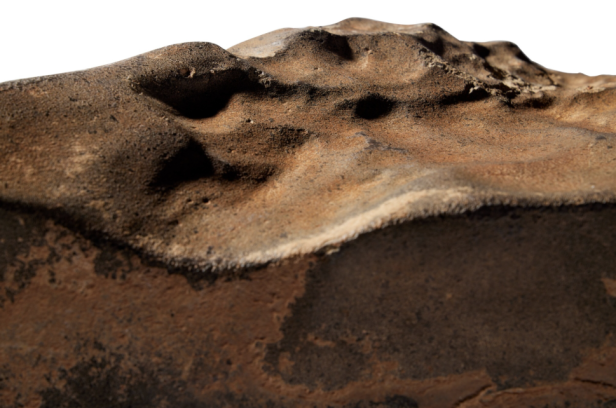 Beim Anblick des Gesteins kann man sich gut vorstellen, direkt auf dem Mars zu sein.